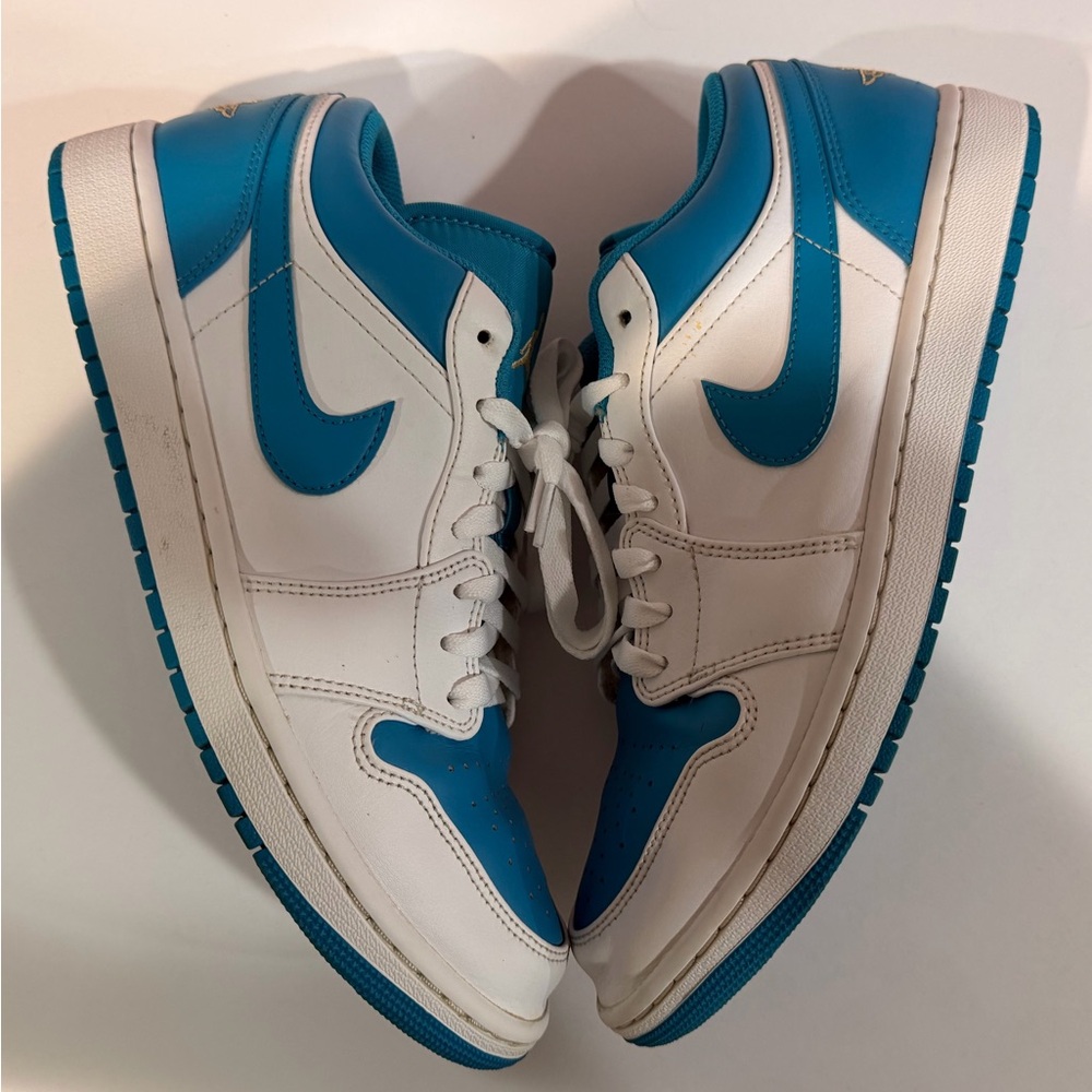 Jordan 1 Low Aquatone- 553558-174, Size 10, No Box